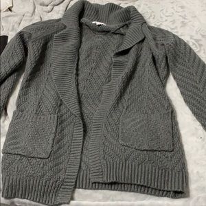 Grey chunky cardigan